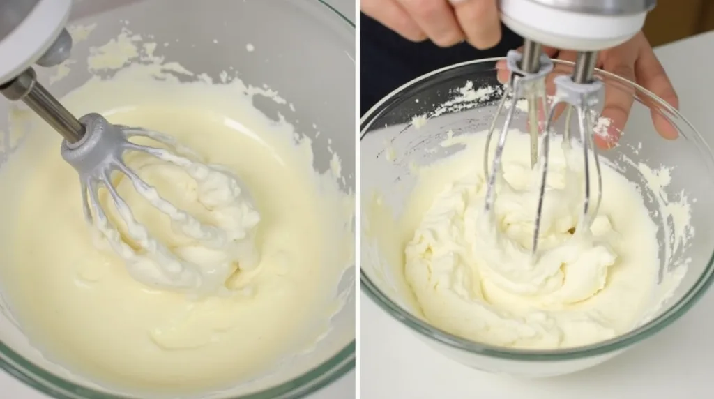 Italian Tiramisu Recipe: The Ultimate Indulgence You Need 7 Beating heavy cream to stiff peaks, ready to be folded into the mascarpone mixture.