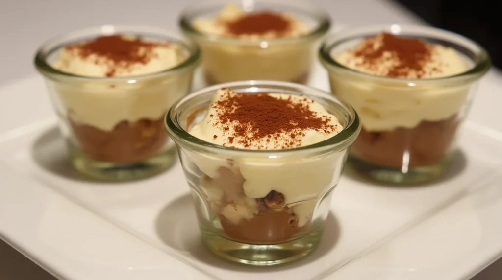 Italian Tiramisu Recipe: The Ultimate Indulgence You Need 18 Tiramisu served in individual glass jars and small cups, adding an elegant and fun touch to the dessert.