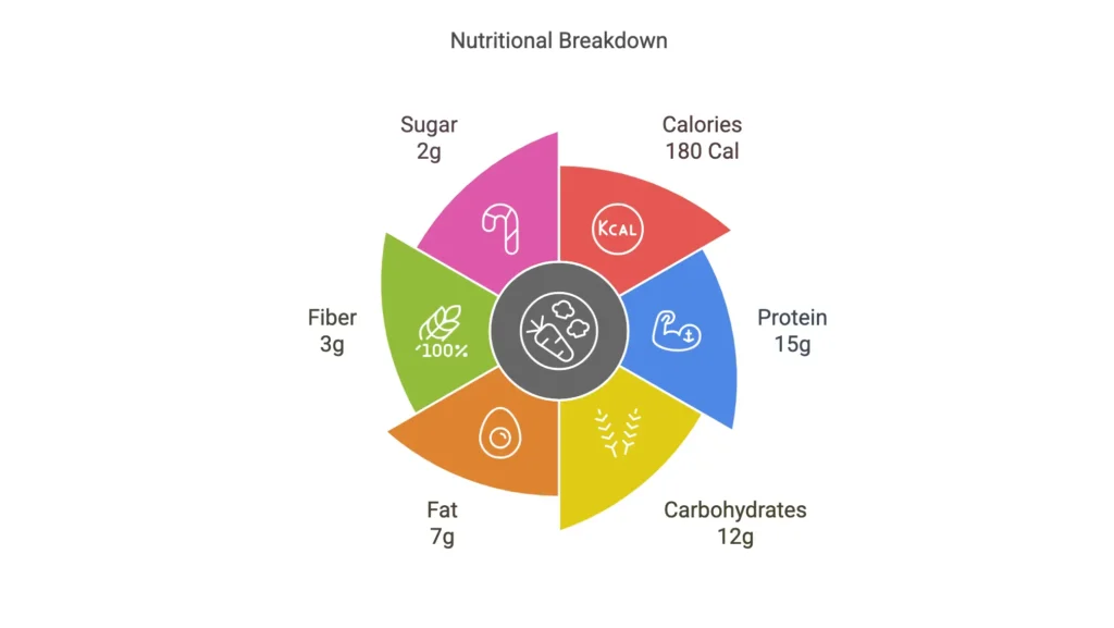 Nutrition details for one serving of protein bagels.